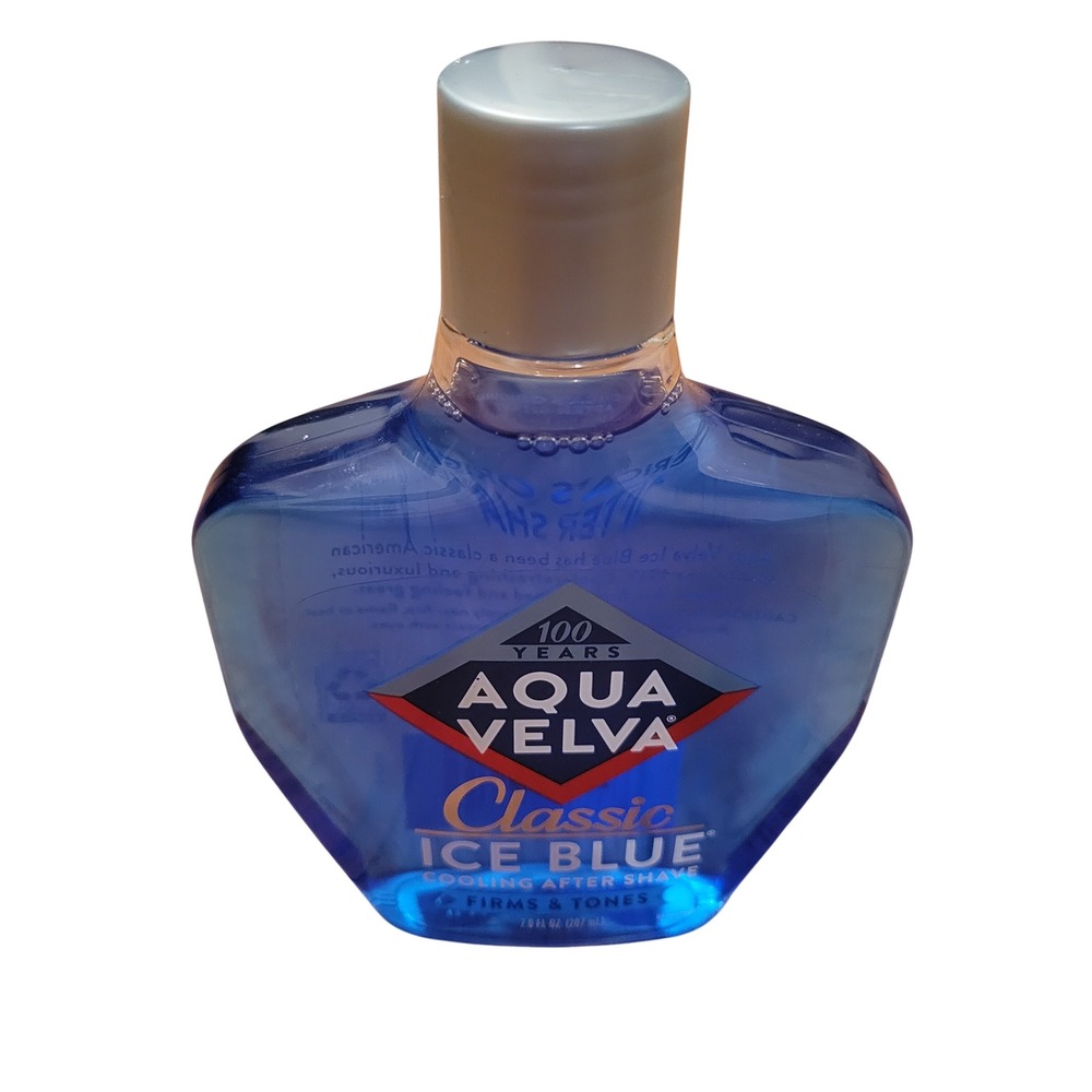 Aqua Velva 7oz After Shave Blue Cooling Menthol CLASSIC ICE BLUE Mens Gift